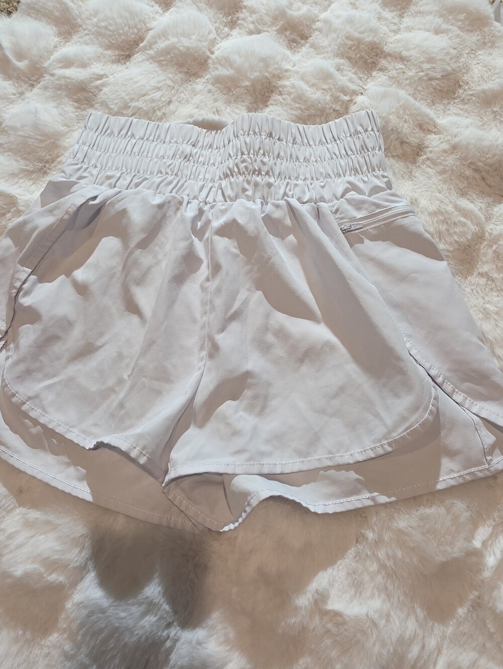 White Active Shorts Sz M